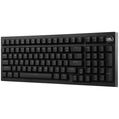 Proove Slicker trådløst gamingtastatur, RGB, BT / Wi-Fi / kablet, 1.8m, Svart WKSLEN00022401