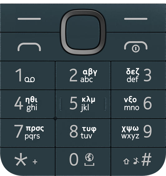 Gresk tastatur for Nokia 225 4G (2024), Blå