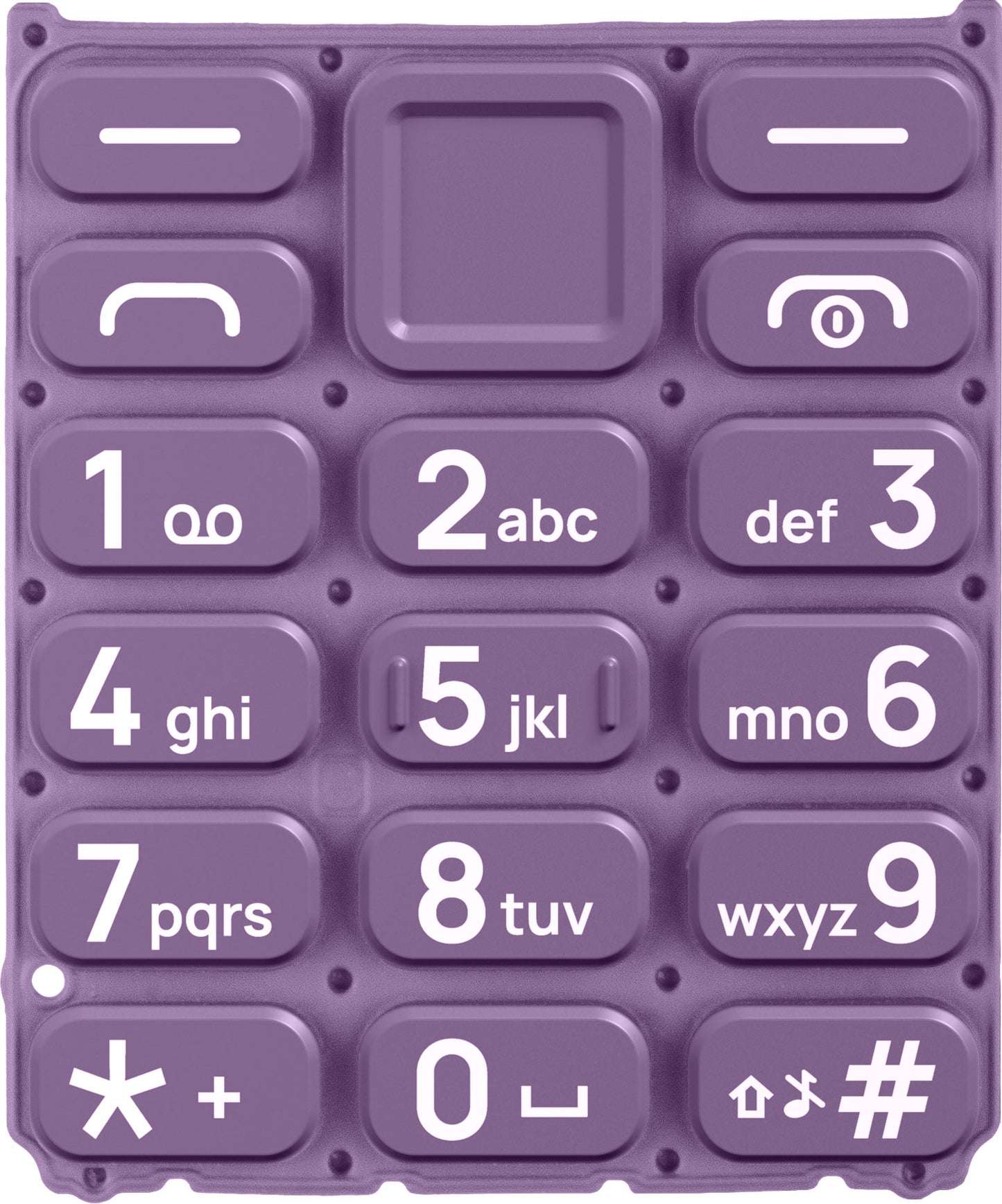 Latinsk tastatur for HMD 105 / Nokia 105 (2024), Lilla