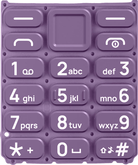 Latinsk tastatur for HMD 105 / Nokia 105 (2024), Lilla