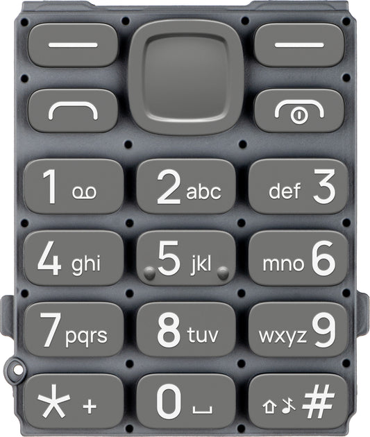 Latinsk tastatur HMD 130 Music, grå, Service Pack SP20Z14Z1457Y