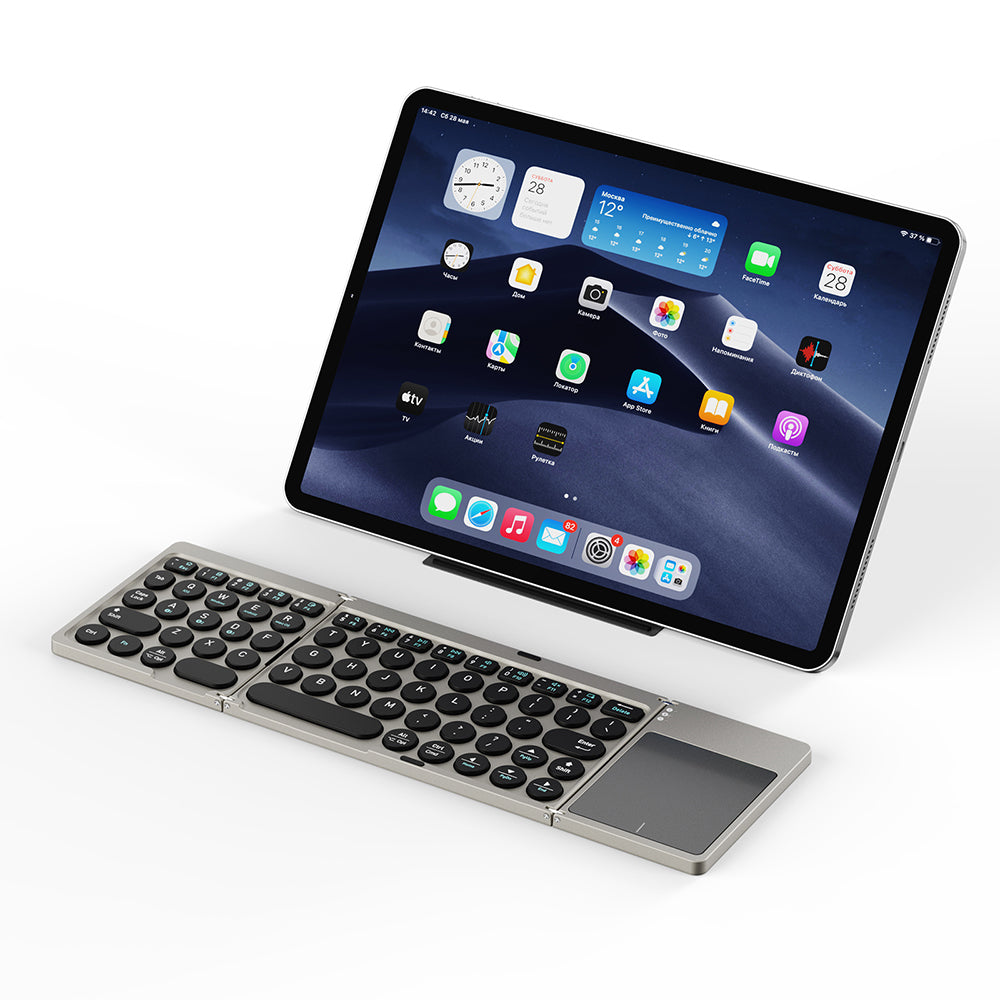 Bluetooth-sammenleggbar tastatur DUX DUCIS, svart