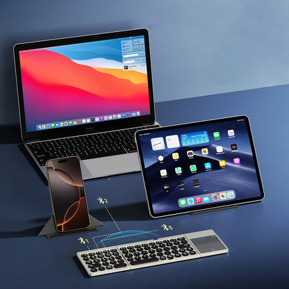 Bluetooth-sammenleggbar tastatur DUX DUCIS, svart