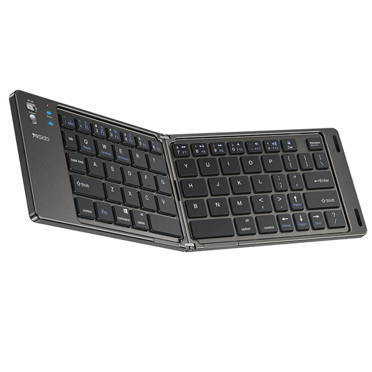 Sammenleggbar Bluetooth-tastatur Yesido KB27, Svart