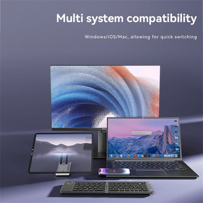 Sammenleggbar Bluetooth-tastatur Yesido KB27, Svart