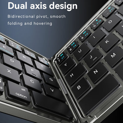 Sammenleggbar Bluetooth-tastatur Yesido KB27, Svart