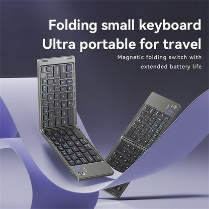 Sammenleggbar Bluetooth-tastatur Yesido KB27, Svart
