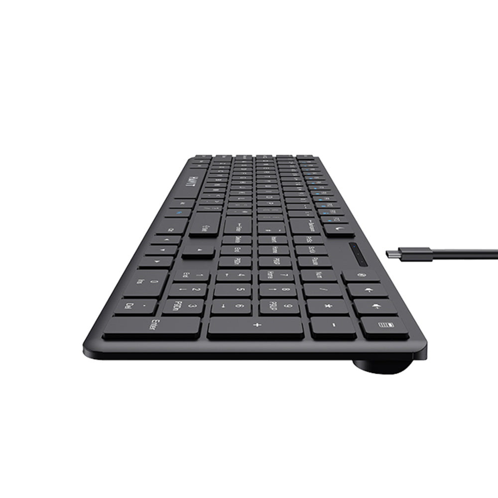 Tastatur Wired USB HAVIT KB252, USB-C, 1.5m, Svart