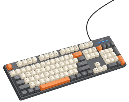 Kablet USB-tastatur HOCO GM61 Tri-Color, 1,45 m, Grå