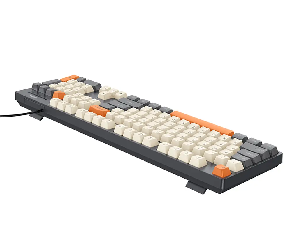 Kablet USB-tastatur HOCO GM61 Tri-Color, 1,45 m, Grå