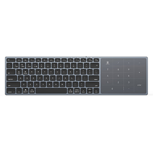 DUX DUCIS LK trådløst tastatur, BT / Wi-Fi, svart