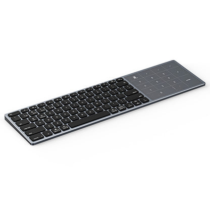 DUX DUCIS LK trådløst tastatur, BT / Wi-Fi, svart