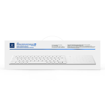 DUX DUCIS LK trådløst tastatur, BT / Wi-Fi, svart