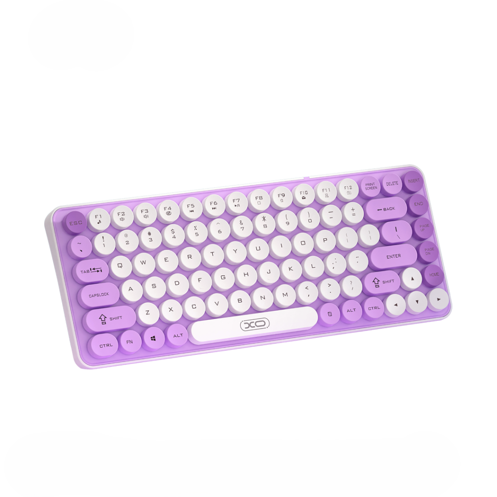 Trådløst tastatur XO Design KB-12, BT / Wi-Fi, Lilla