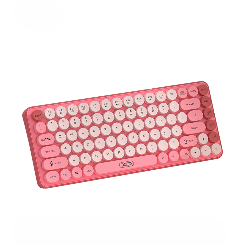 Trådløst tastatur XO Design KB-12, BT / Wi-Fi, Rosa