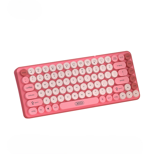Trådløst tastatur XO Design KB-12, BT / Wi-Fi, Rosa