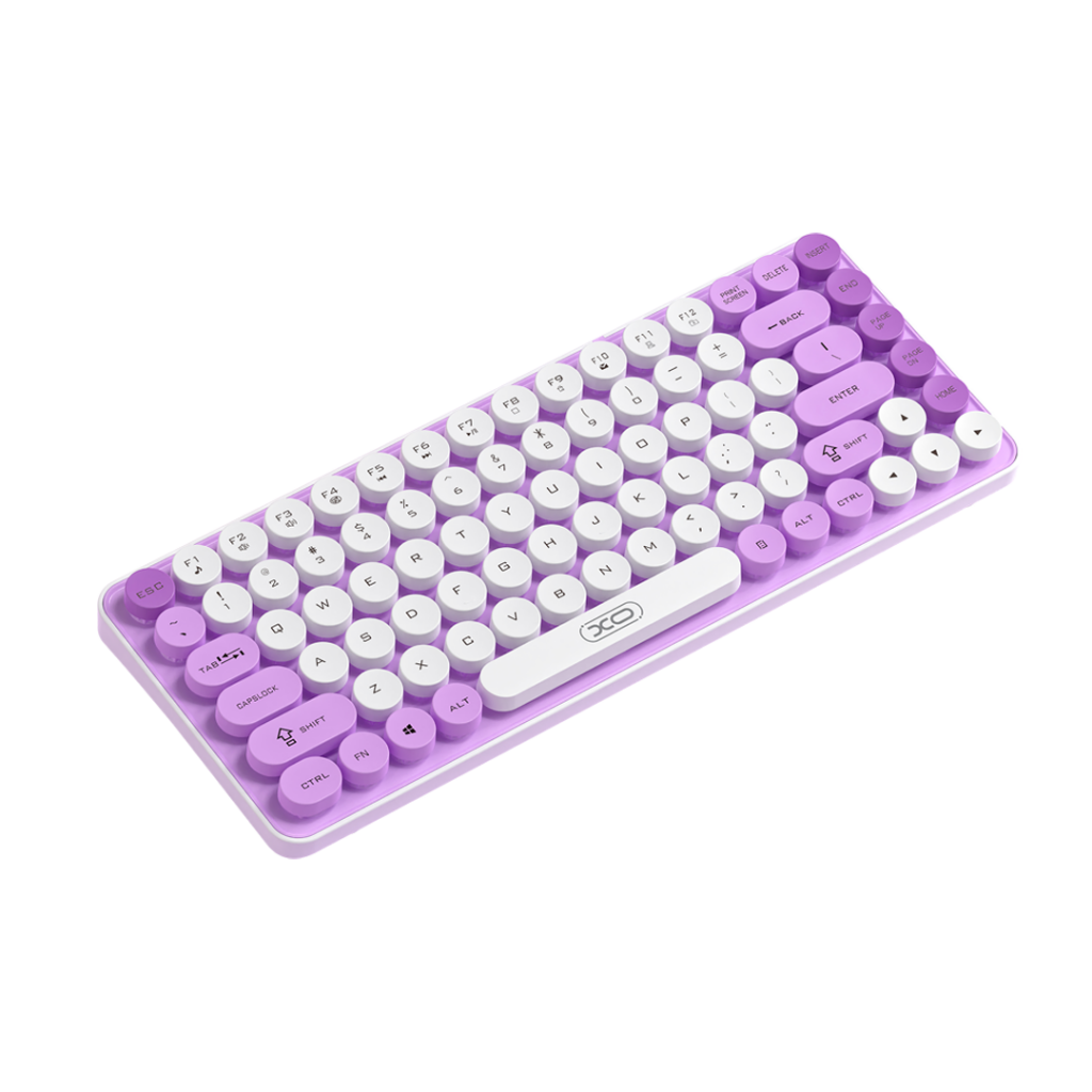 Trådløst tastatur XO Design KB-12, BT / Wi-Fi, Lilla
