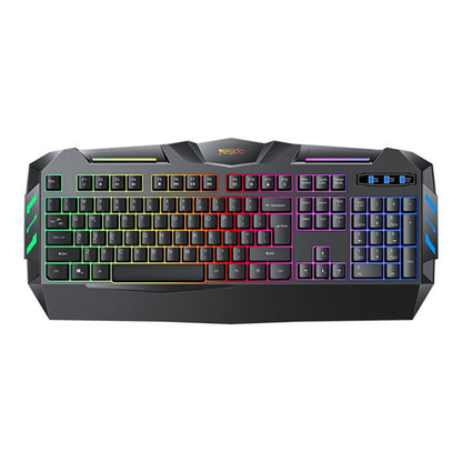 Trådløst tastatur Yesido KB21, RGB, 1.5m, Svart