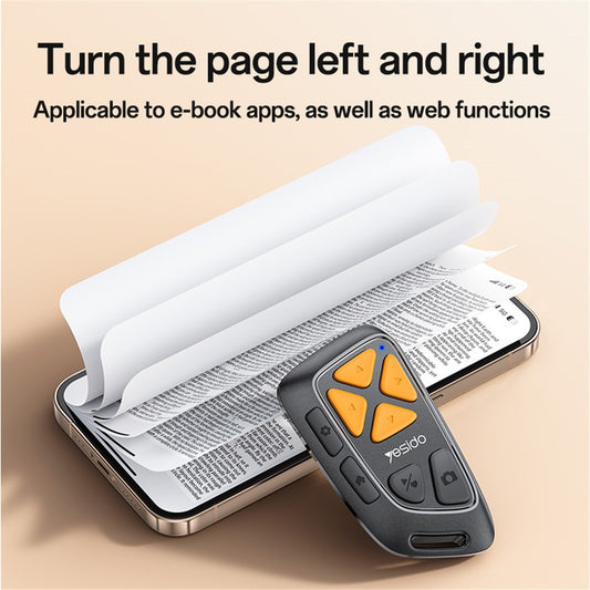 Bluetooth Multimedia Fjernkontroll Yesido SF25, Svart