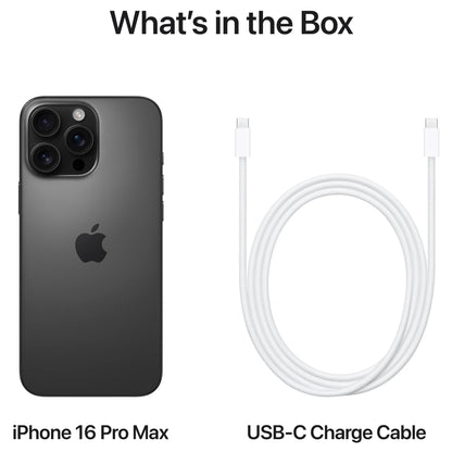 Mobiltelefon Apple iPhone 16 Pro Max, 256GB, Titanium Black MYWV3ZD/A