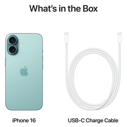 Mobiltelefon Apple iPhone 16, 128GB, Teal MYED3ZD/A