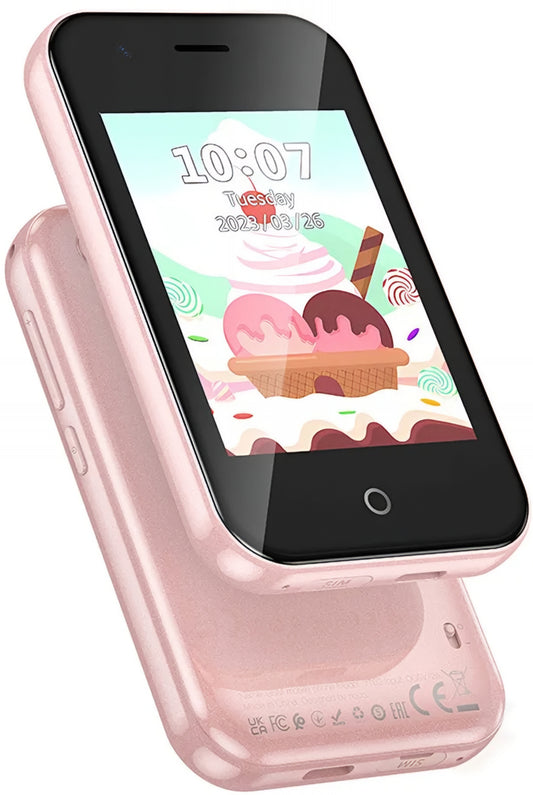 Mobiltelefon HOCO Y102 Kids, 2G, Skjerm 2.8 tommer, Rosa