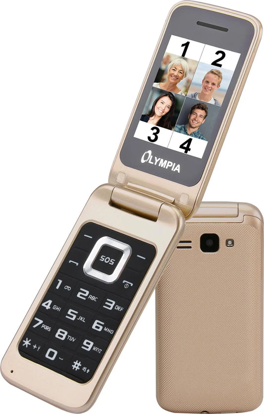 Mobiltelefon Olympia Luna Dual SIM, Gull 2212