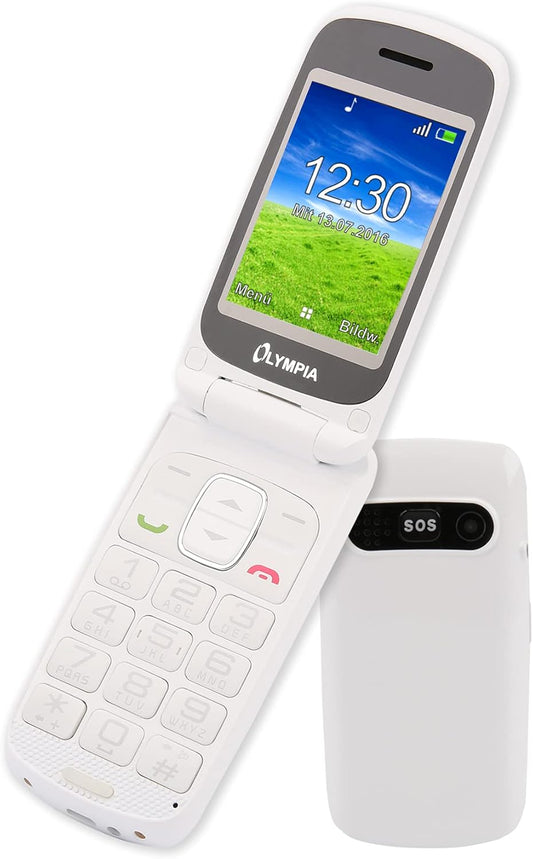 Mobiltelefon Olympia Primus Dual SIM, Hvit 2234