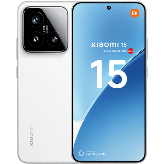 Mobiltelefon Xiaomi 15 5G Dual SIM, 512GB, 12GB, Hvit MZB0IU5EU