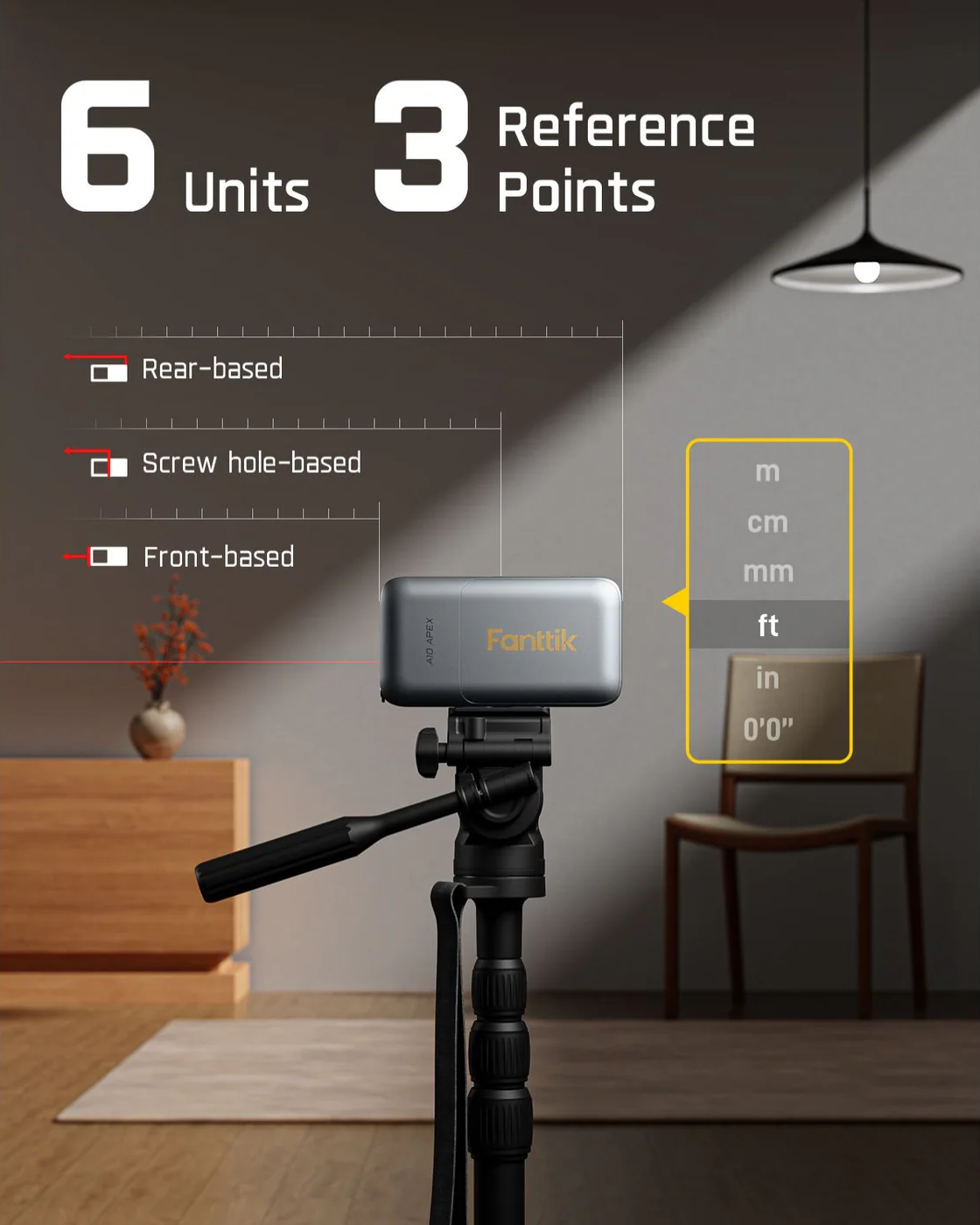 Fanttik A10 Apex avstandsmåler, 3-i-1