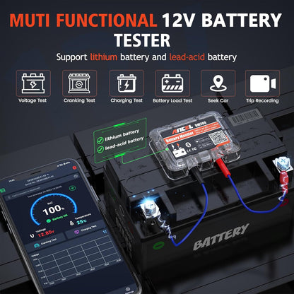 Bluetooth-tester for bilbatteriovervåking Ancel BM200