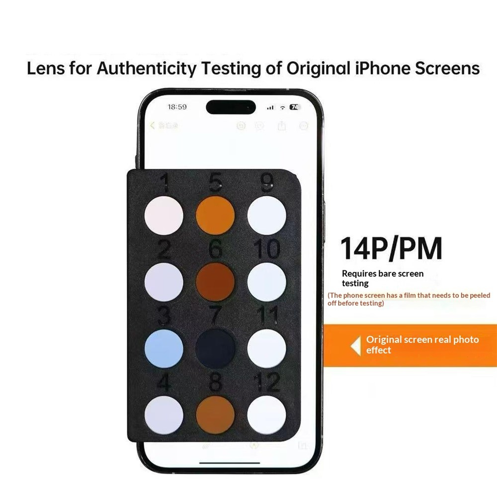 Mr.Yang Display Polarisasjonstester for Apple iPhone 13 - 17 Series