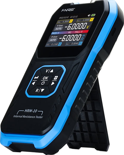 Tester Service Fnirsi HRM-10 for måling av intern motstand og spenning på batteri / akkumulator