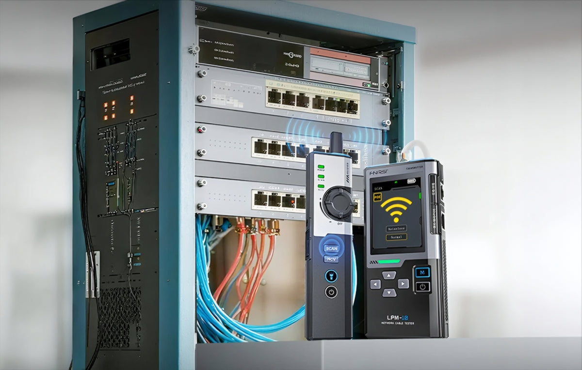 Tester Service Fnirsi LPM-10A for RJ45 / RJ11-kabler