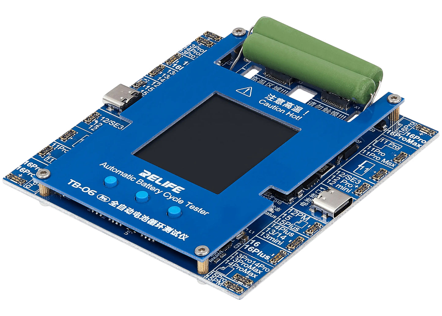 Tester Service Relife TB-06 Pro for å sjekke antall sykluser på batteri Apple iPhone 11 - 16 Series