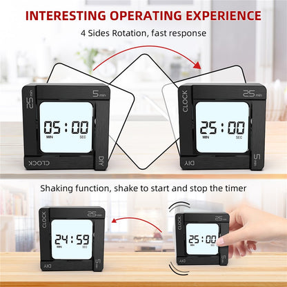 OEM EN7019 Flip Timer, Svart