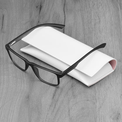 Brilleetui Techsuit TRGC-01, 170mm x 80mm x 35mm, Hvit