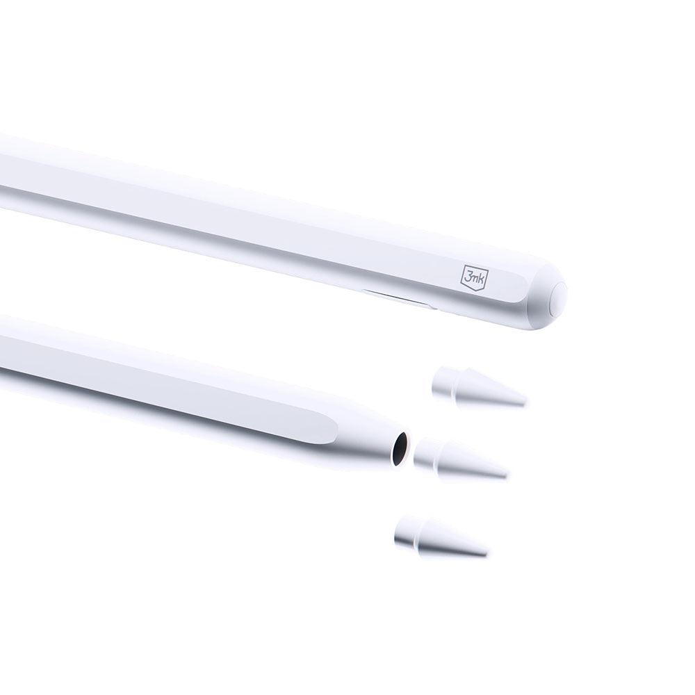 Touch Pen 3MK Wonder for Apple iPad, Aktiv Versjon, Hvit