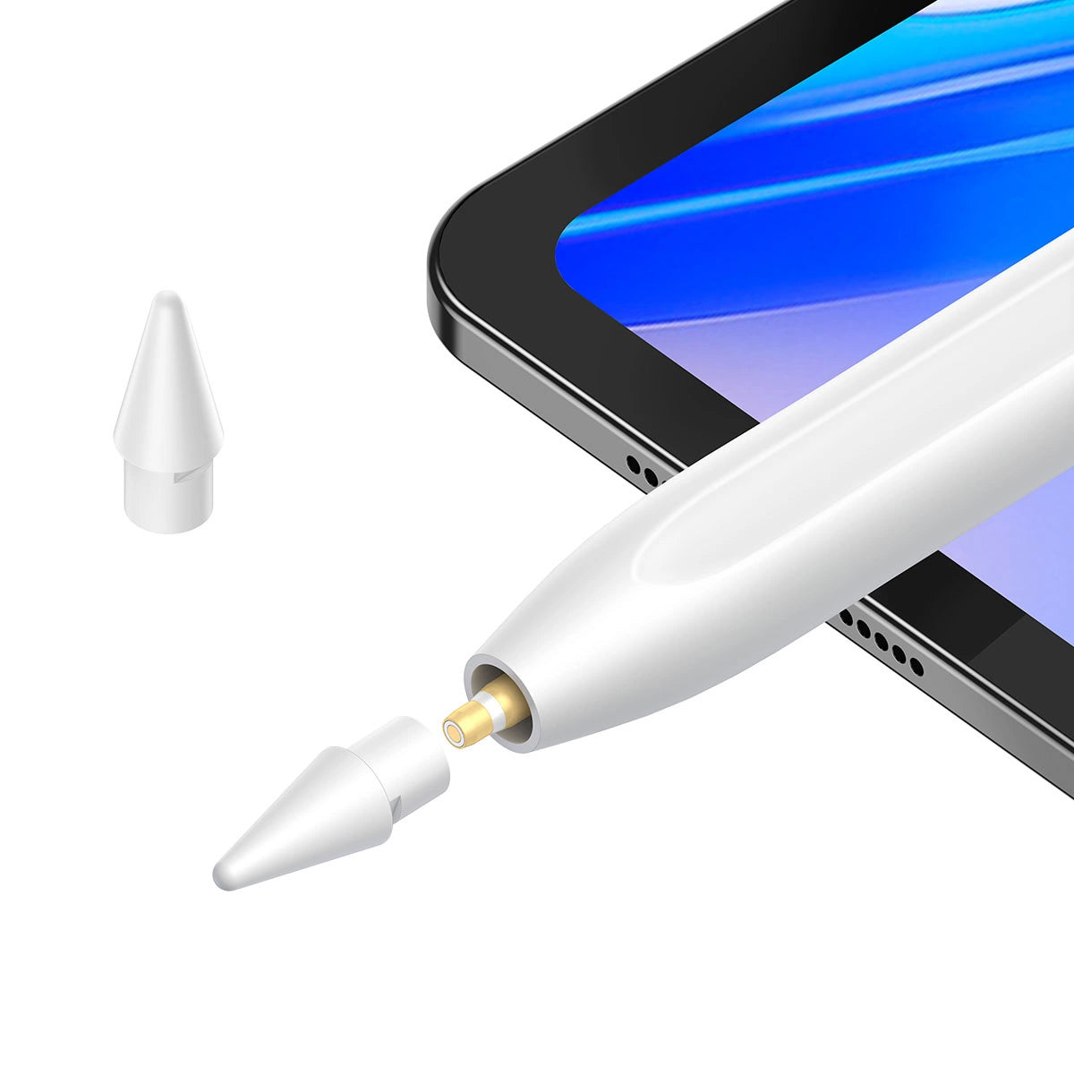 Touch Pen Baseus Smooth Writing 2 Series for Apple iPad, Aktiv Trådløs Versjon, Hvit SXBC060002