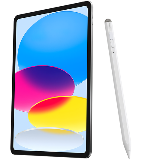 Touch Pen Baseus Smooth Writing 2 Series for Apple iPad, aktiv/passiv versjon, hvit SXBC060302