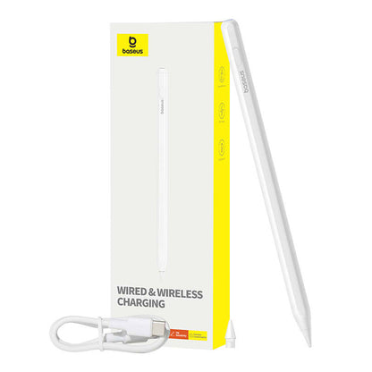 Touch Pen Baseus Smooth Writing for Apple iPad, Wireless & Wired Active Version, White C40169009123-00