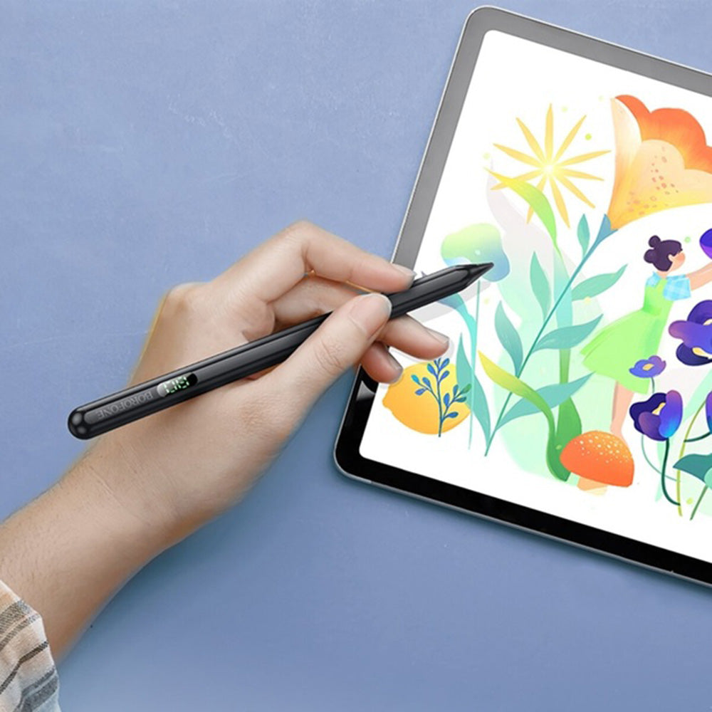 Touch Pen Borofone BG100 for Apple iPad-serien, Aktiv versjon, Svart