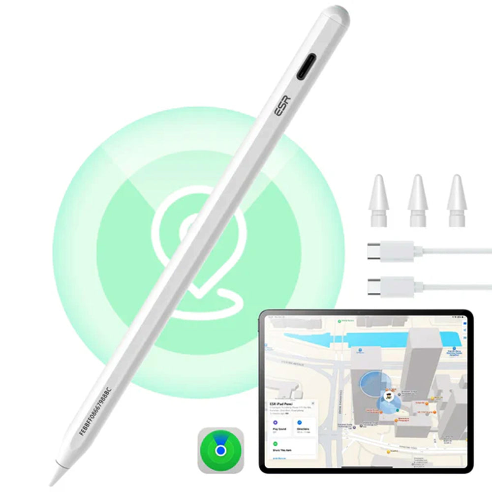 Touch Pen ESR Geo for Apple iPad, Aktiv Versjon, Hvit