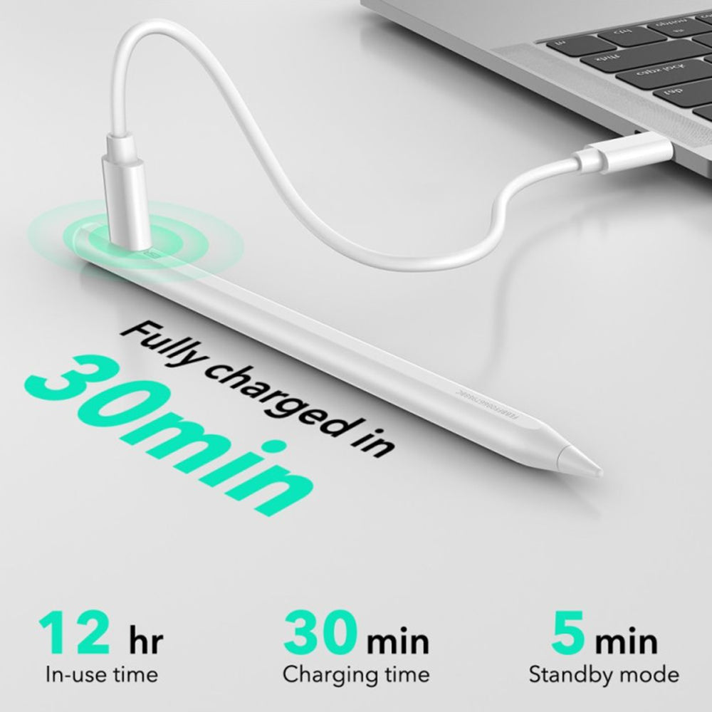 Touch Pen ESR Geo for Apple iPad, Aktiv Versjon, Hvit