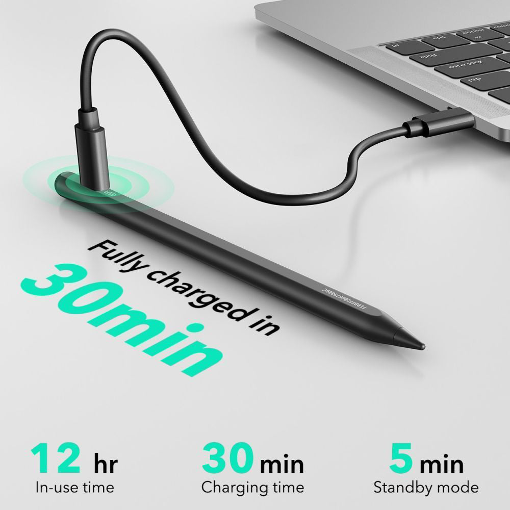 Touch Pen ESR Geo for Apple iPad, Aktiv Versjon, Svart