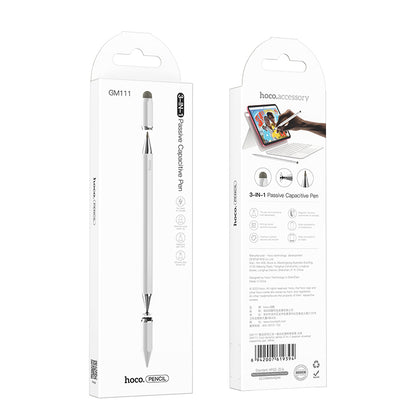 Touch Pen HOCO GM111 3i1, hvit