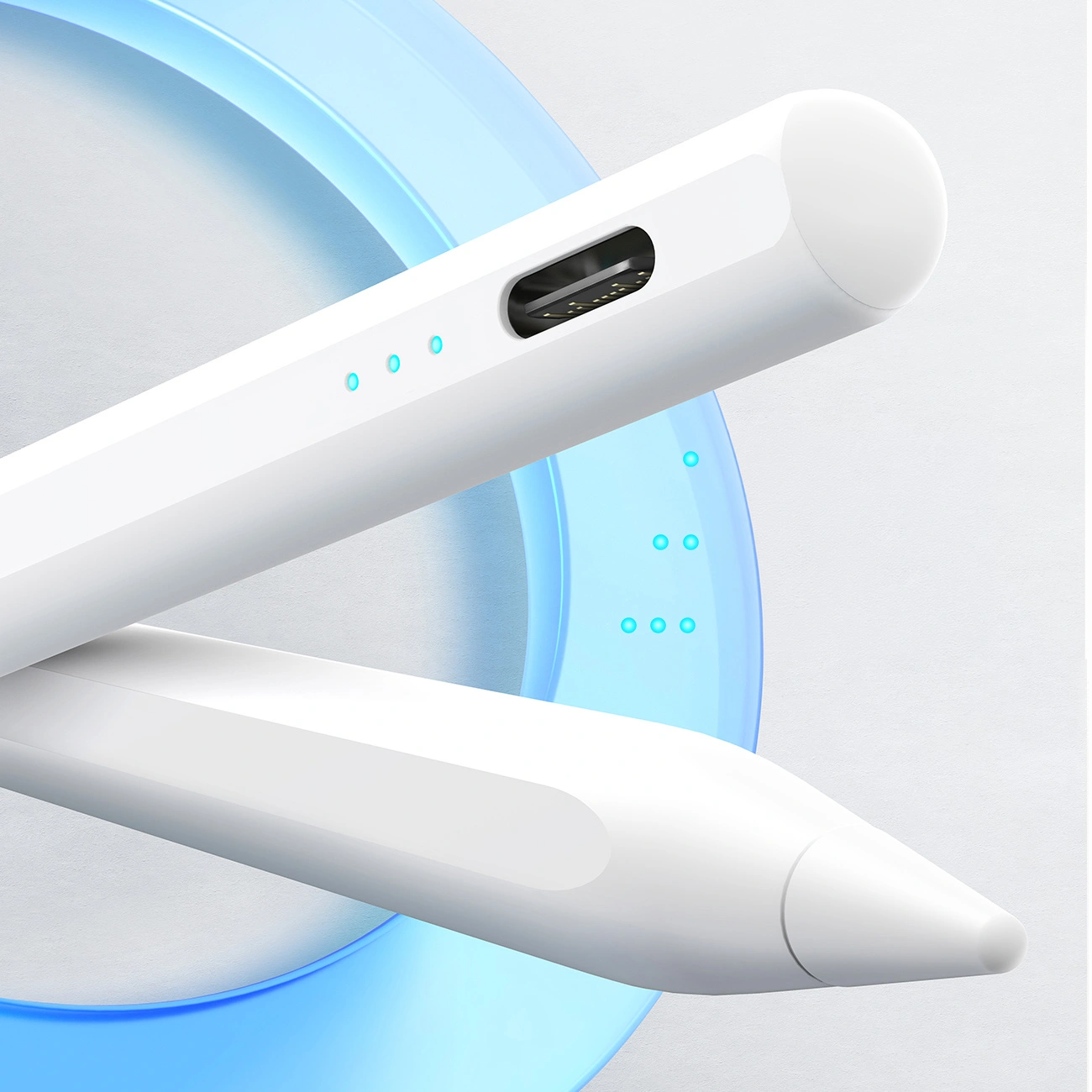 Touch Pen Joyroom JR-X9S Pro for Apple iPad, Aktiv versjon, hvit