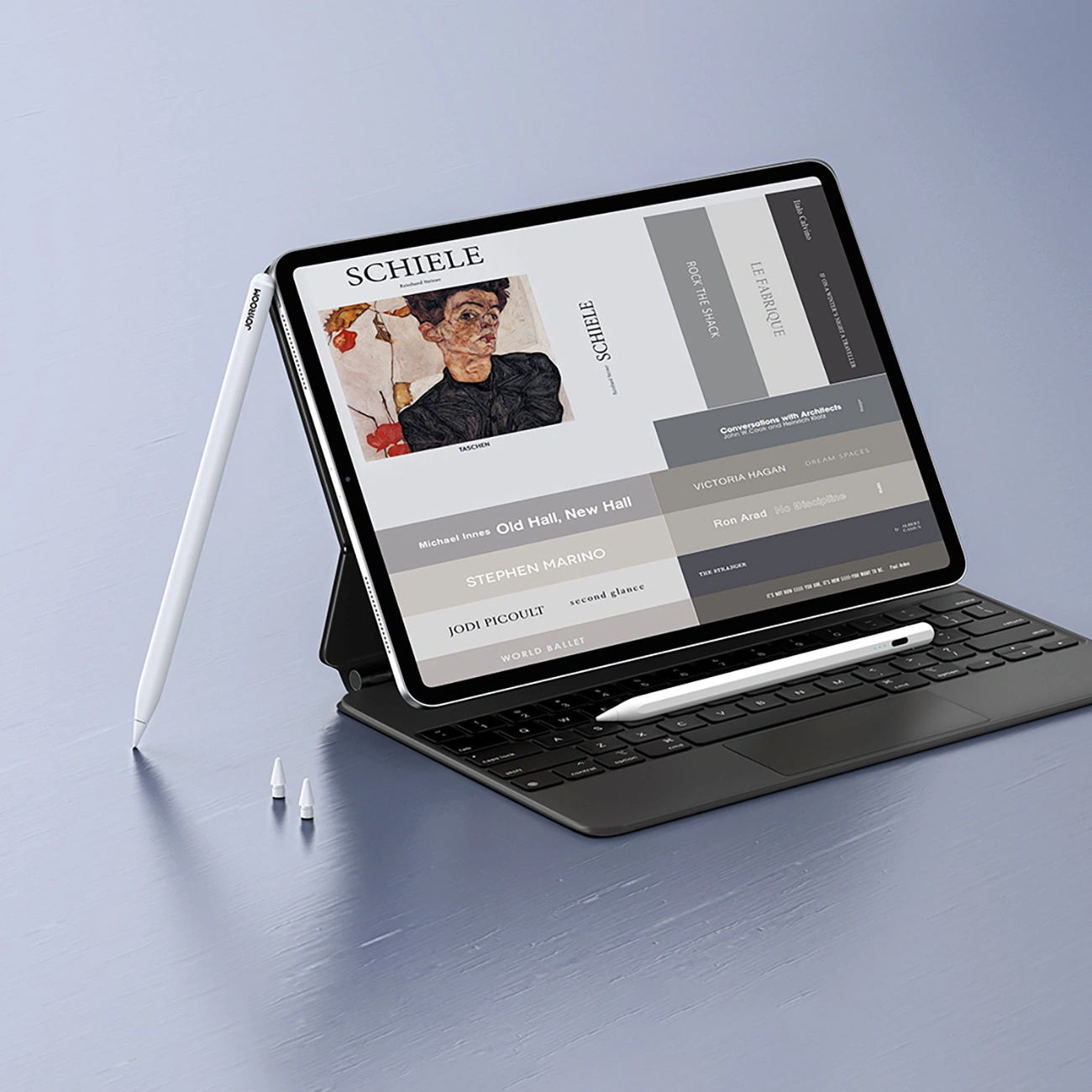 Touch Pen Joyroom JR-X9S Pro for Apple iPad, Aktiv versjon, hvit