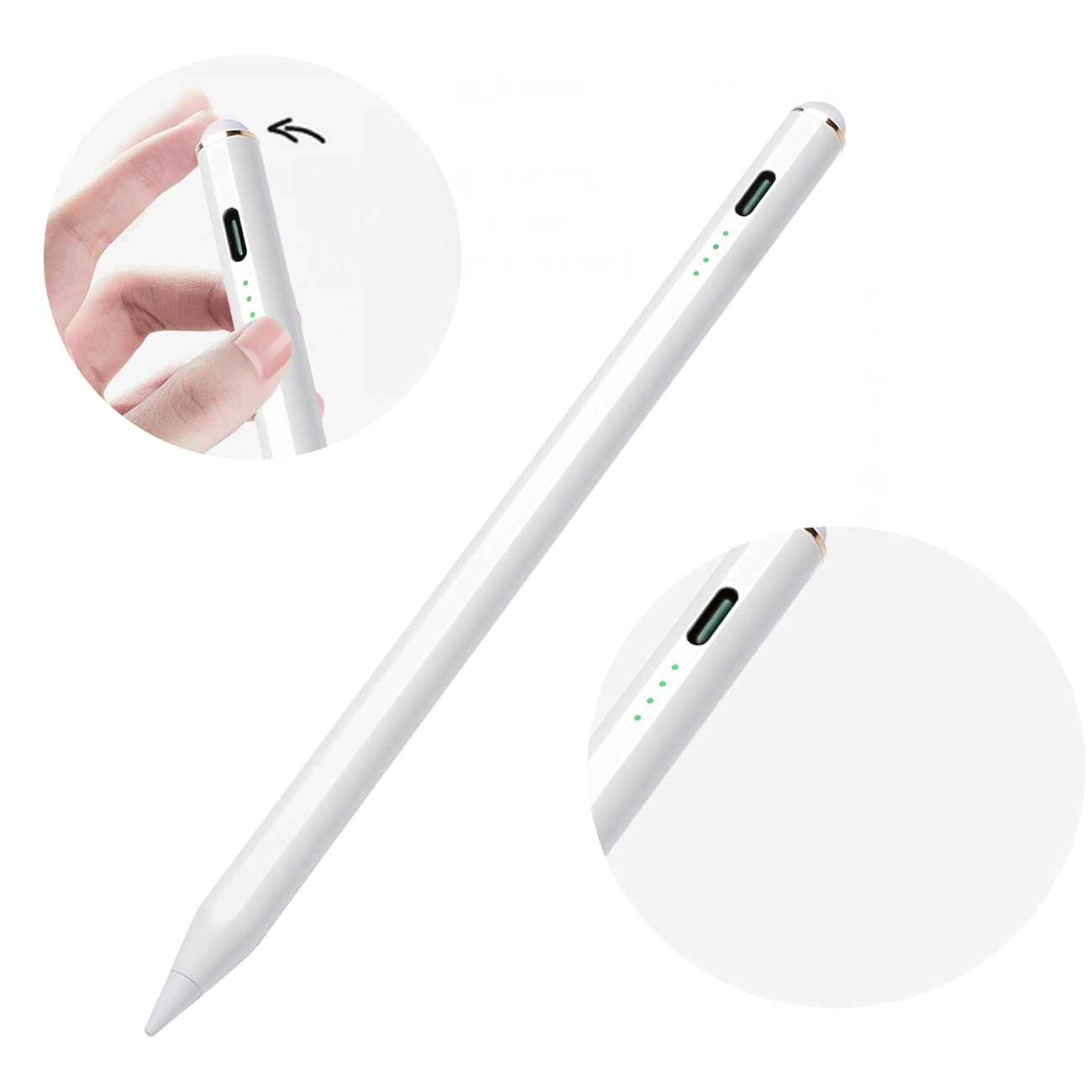 Touch Pen Joyroom JR-X9S for Apple iPad, Aktiv versjon, hvit