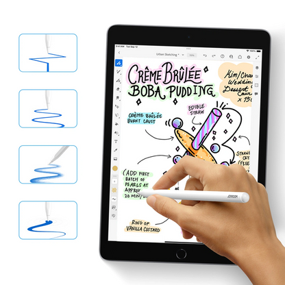 Touch Pen Joyroom JR-X9S Pro for Apple iPad, Aktiv versjon, hvit